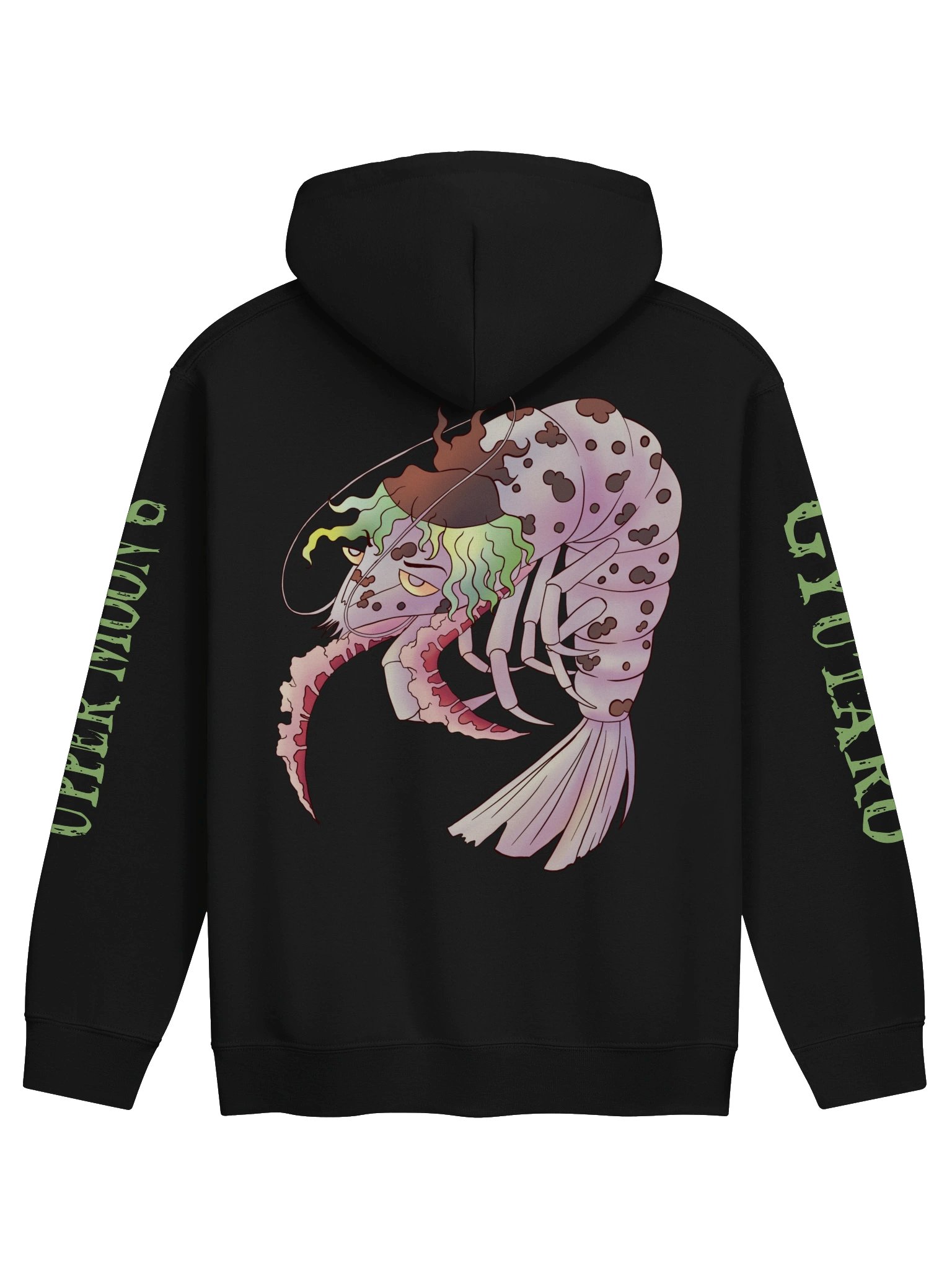 Shrimptaro Hoodie w/ Colored Text product image (1)
