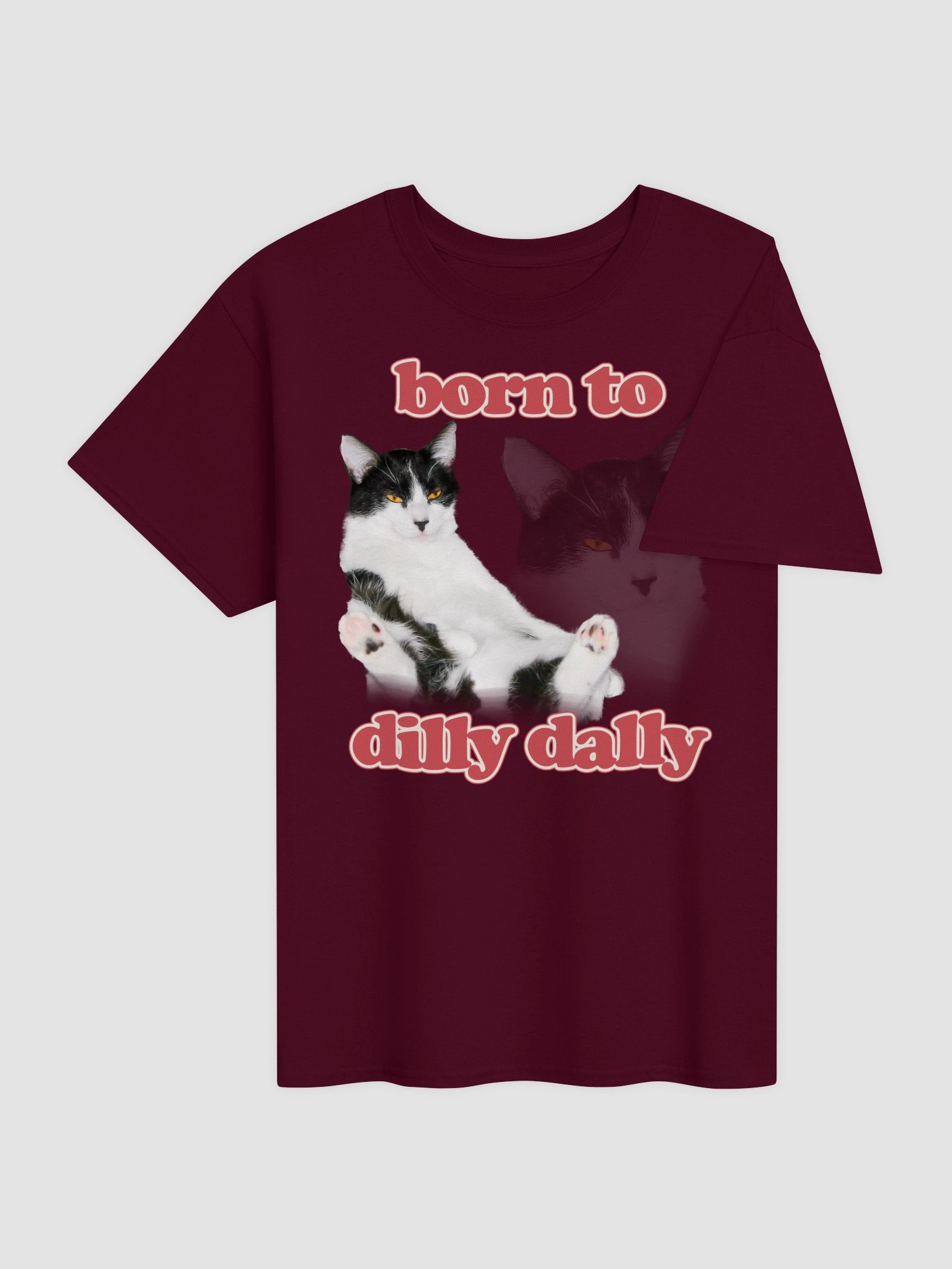 Born to Dilly Dally Cat T-shirt product image (5)