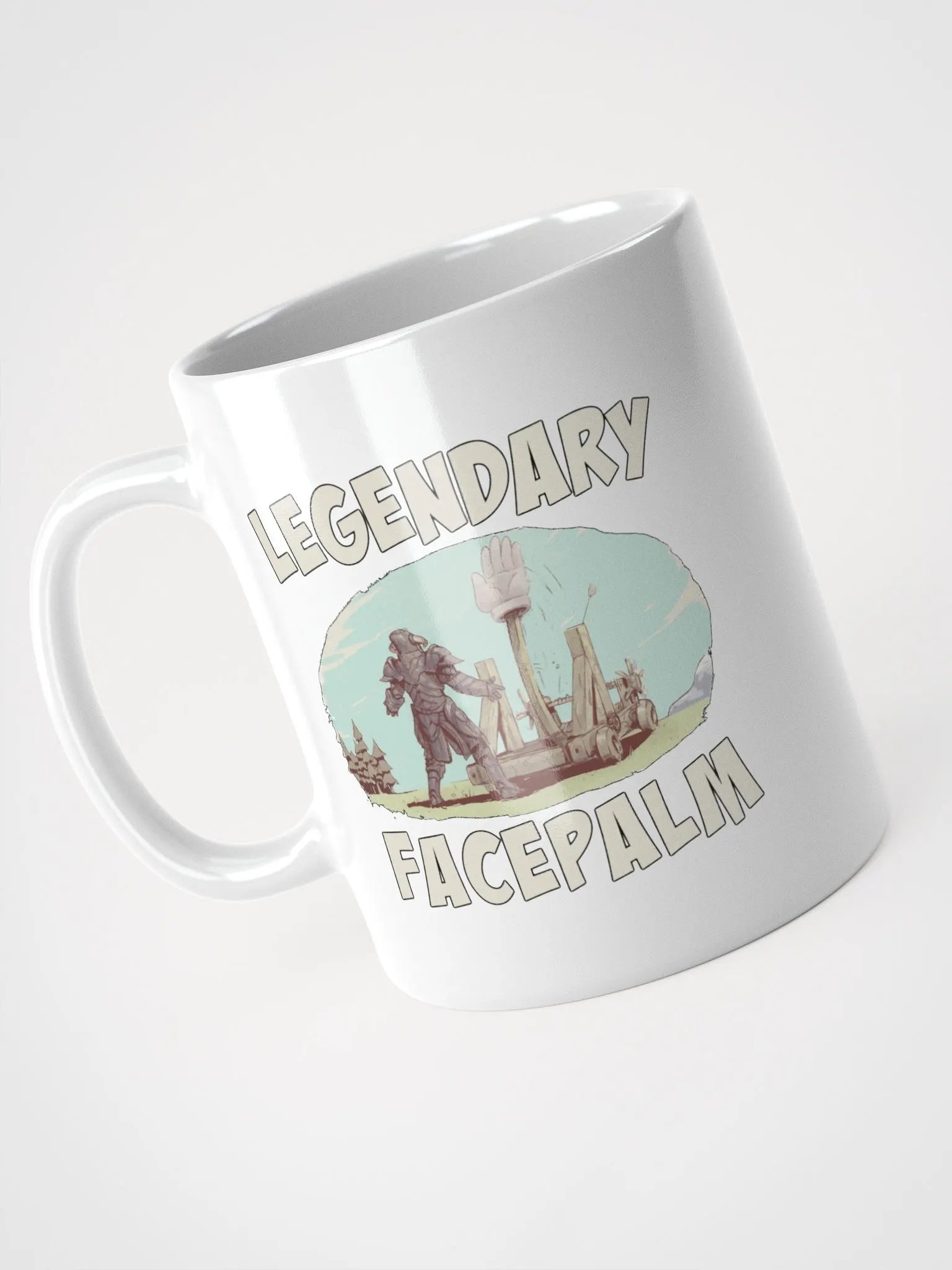 Legendary Facepalm White Mug product image (3)