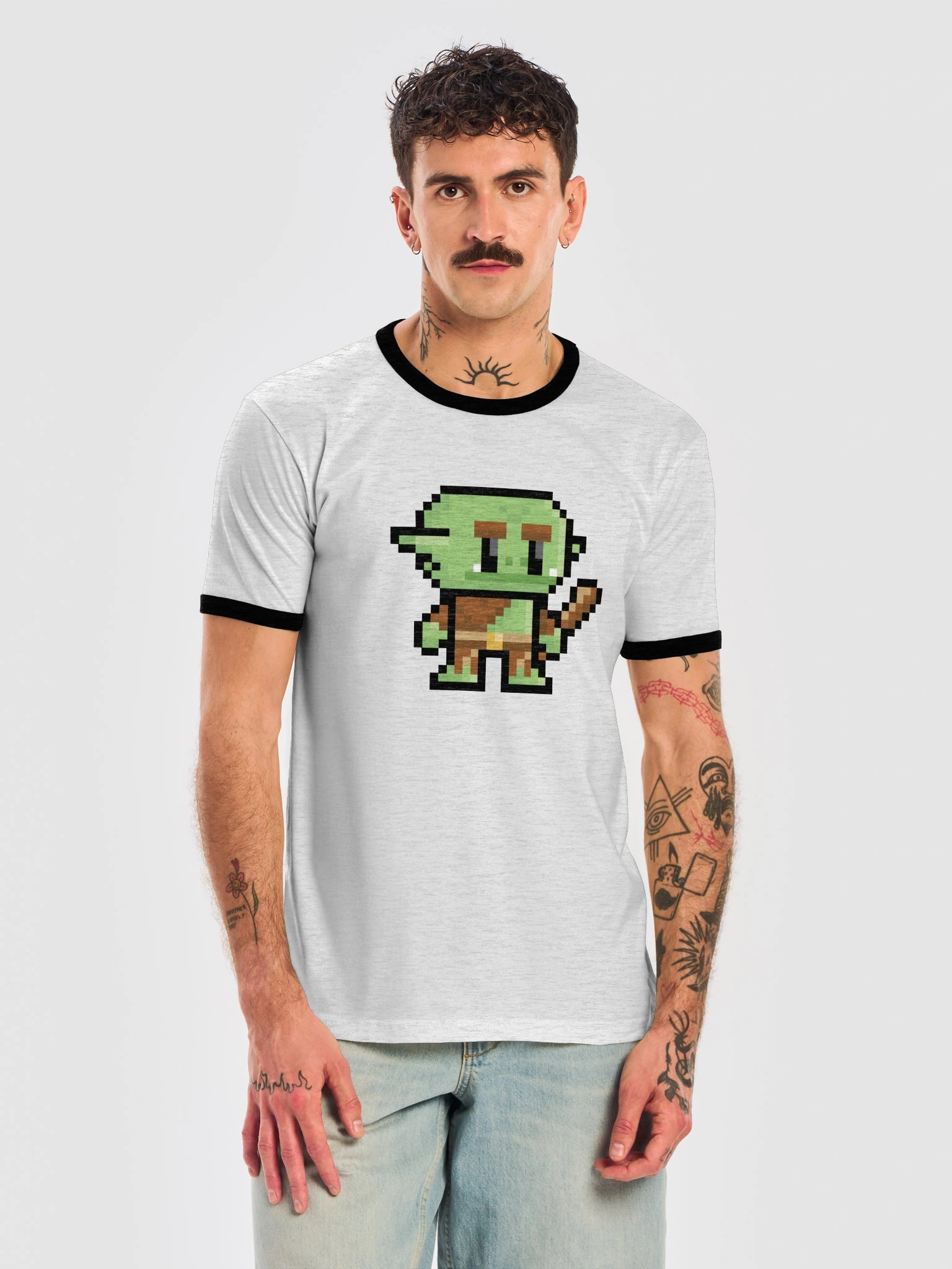Ugly Ogre Questie Ringer Tee - Unisex product image (5)