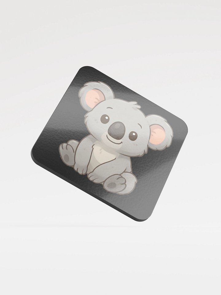 The Koalas Glossed Cork Coaster product image (1)