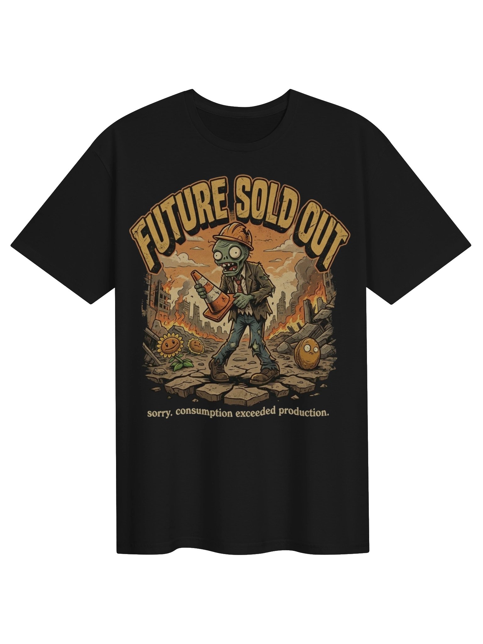 FUTURE SOLD OUT | AI Hype, Expectation Debt & Future Consumption T-Shirt product image (2)
