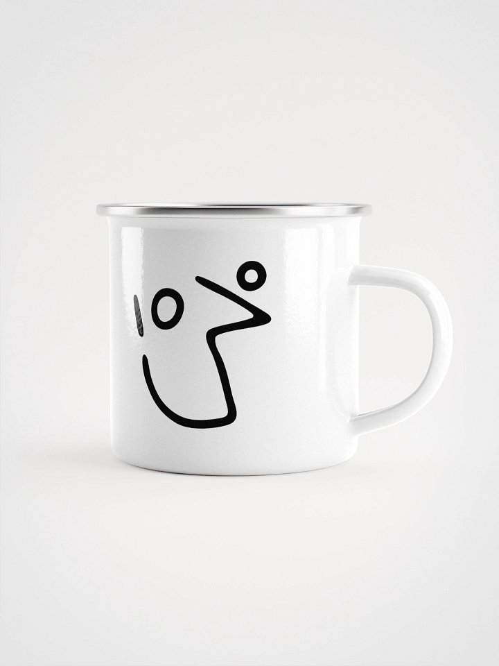 1030 logo enamel mug product image (1)