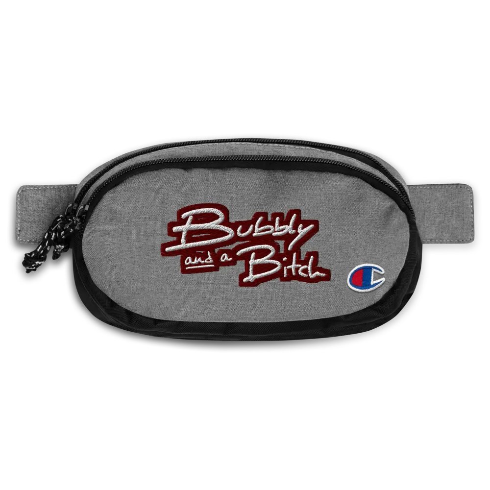 Bubbly and a B*tch (maroon bubble design 2) champion fanny pack product image (1)