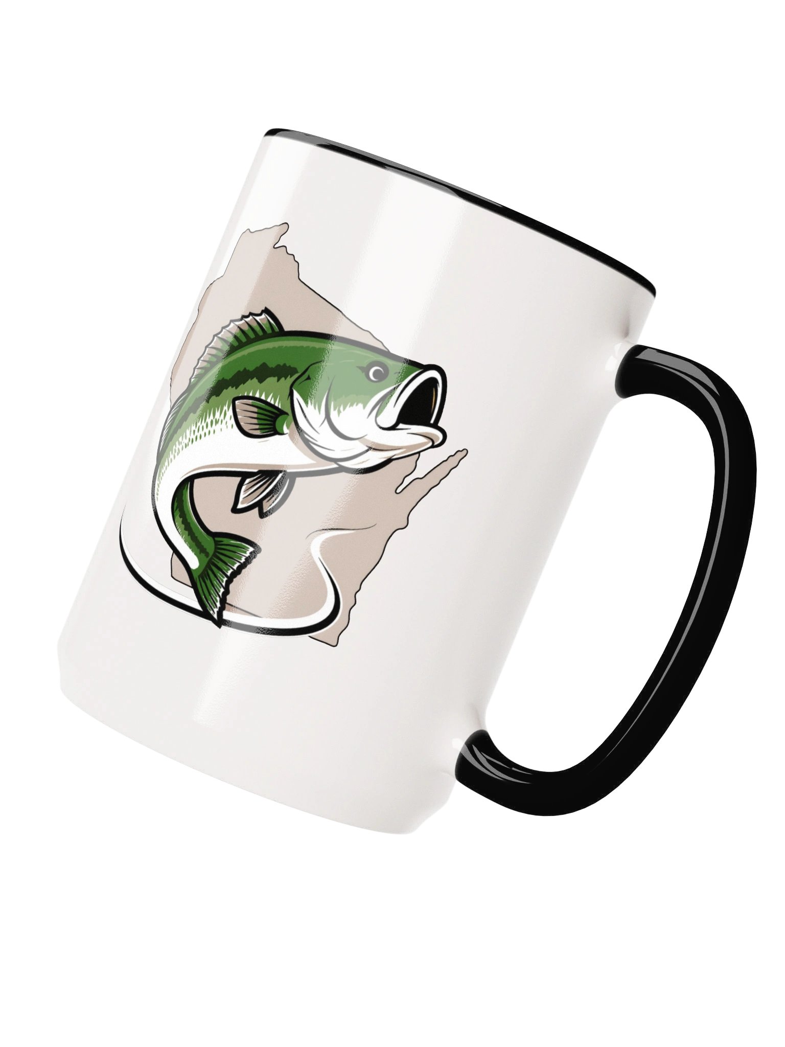 Fishing Southern Wisconsin Ceramic Mug with Color Inside product image (3)