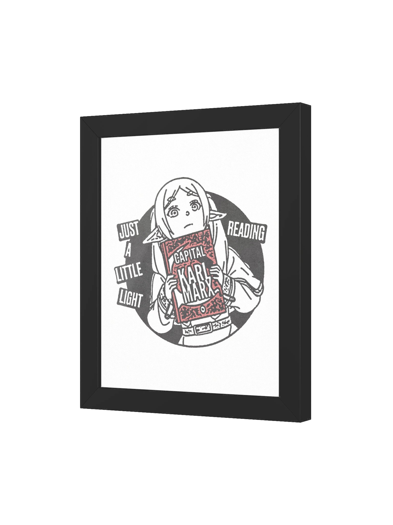 LIGHT READING ! Framed Print. product image (3)