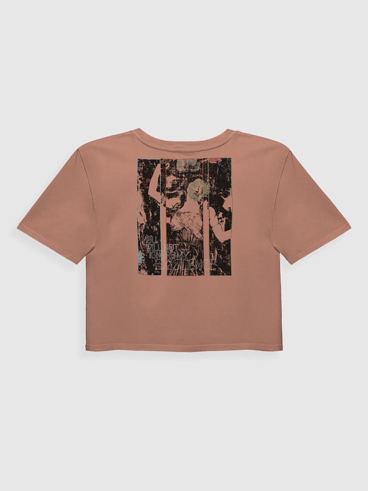 You Will Not Ignore My Existence // Pride 2025 Crop Tee product image (2)