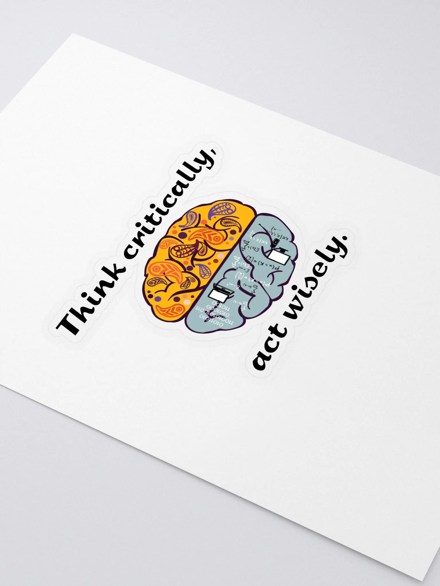 Think critically, act wisely. product image (2)
