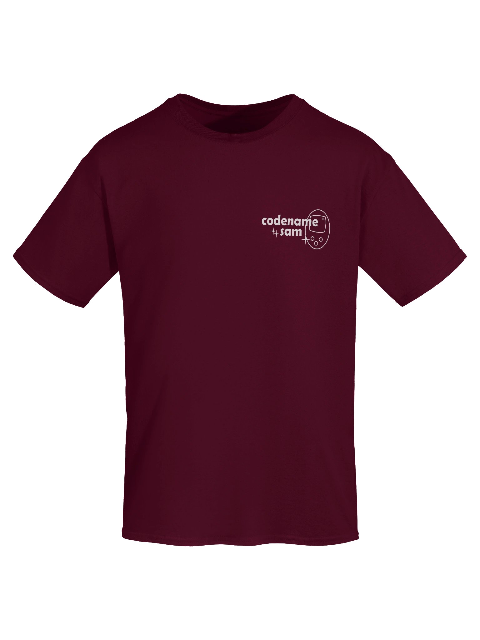 Codenamesam White Logo Tee product image (6)