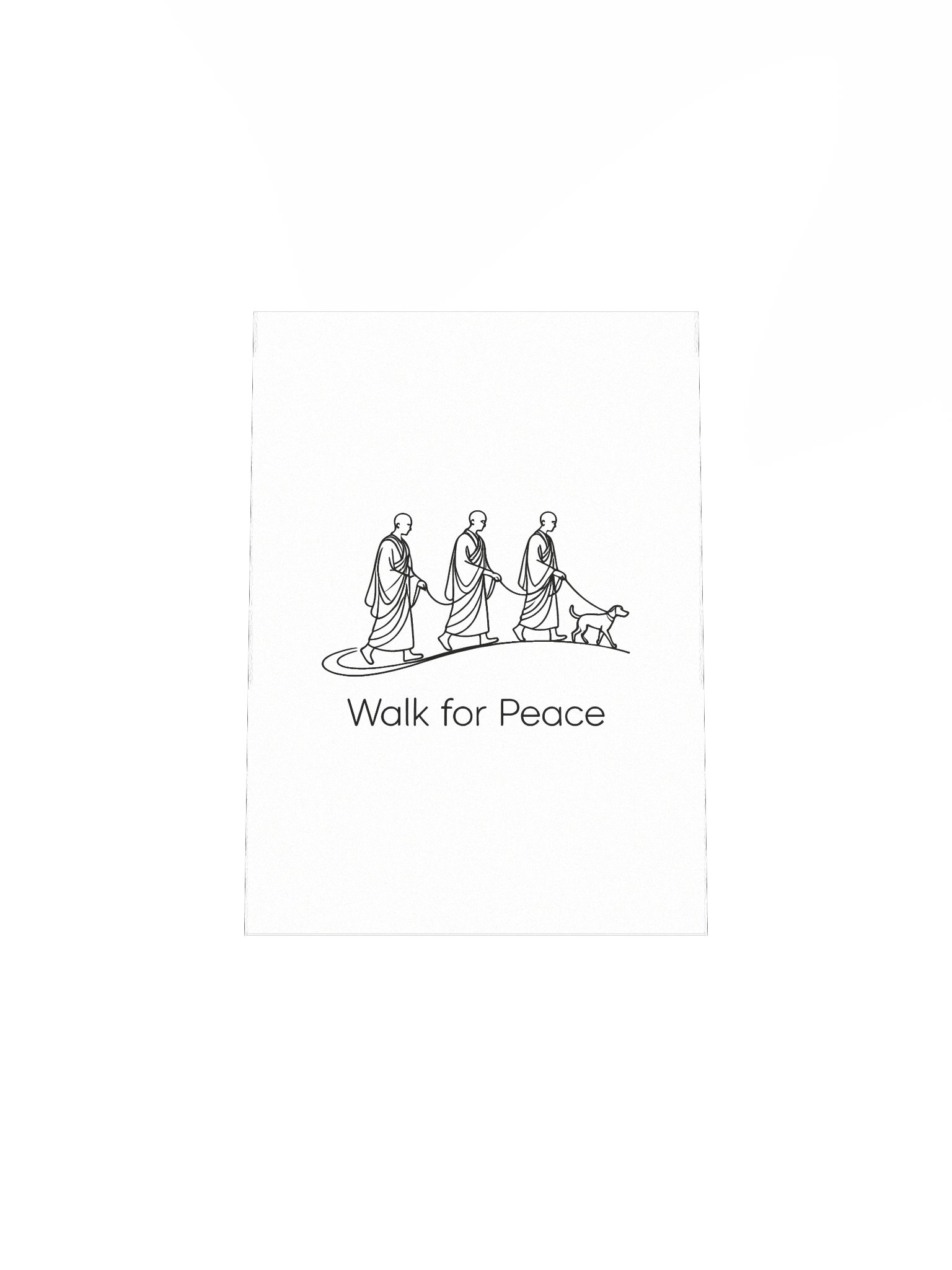 Walk for Peace Poster - Light product image (4)