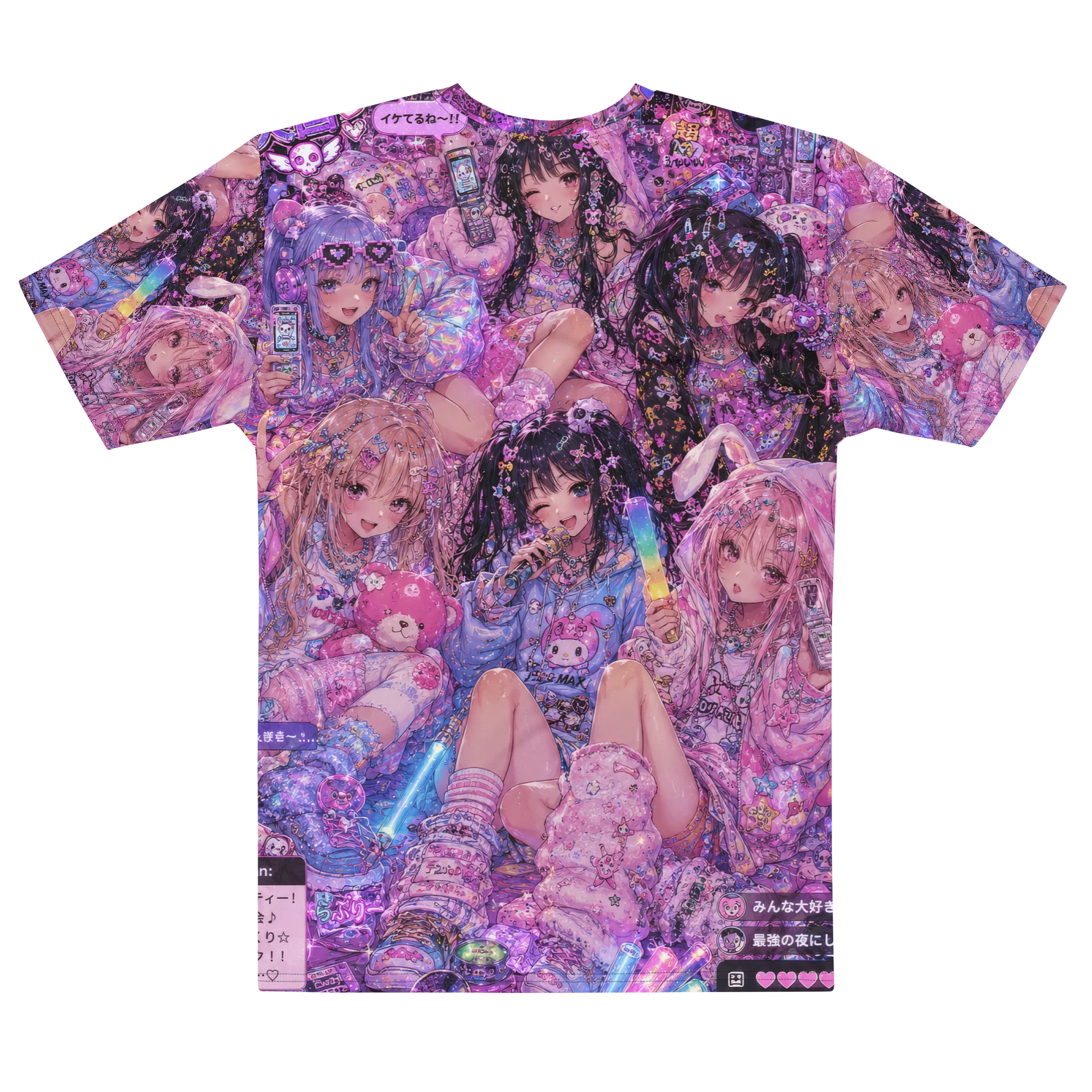 Lit Projecktz Neo Tokyo Sleepover AOP Graphic Tee product image (2)