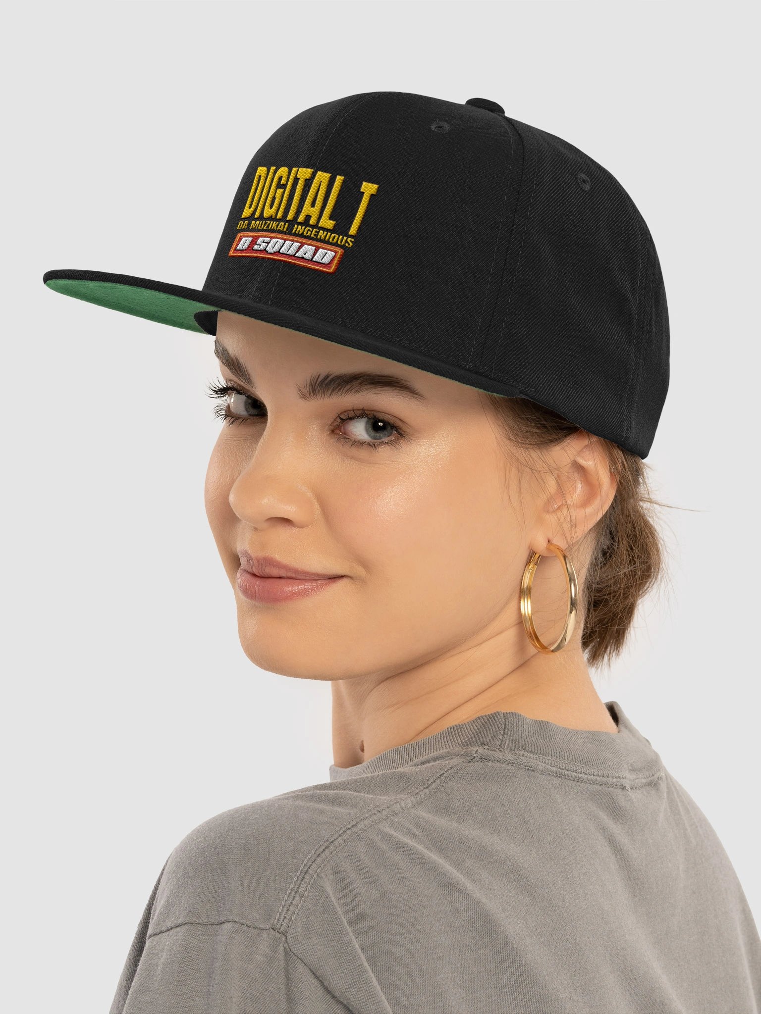 DIGITAL T Wool Blend Snapback Cap (Embroidery) product image (5)