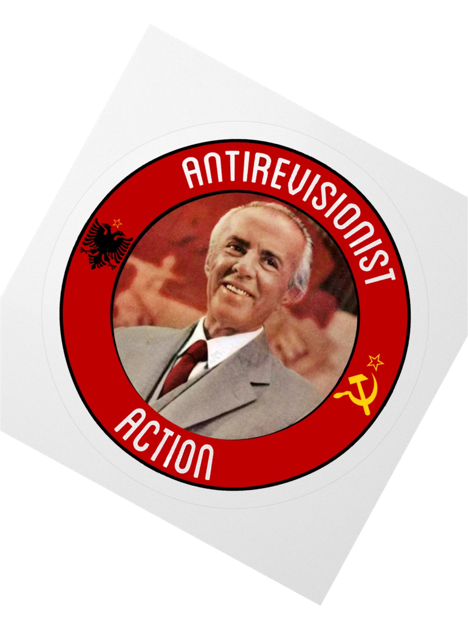 Hoxha - “Antirevisionist Action” Sticker product image (6)