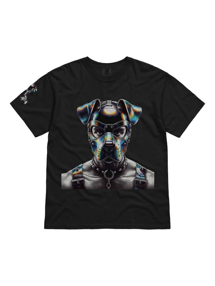Limited Time Offer Lucky DIP bonus! Pup Play - CyberPop Pup Gay Leather Bar NYC Pride Graphic Design T-Shirt product image (2)