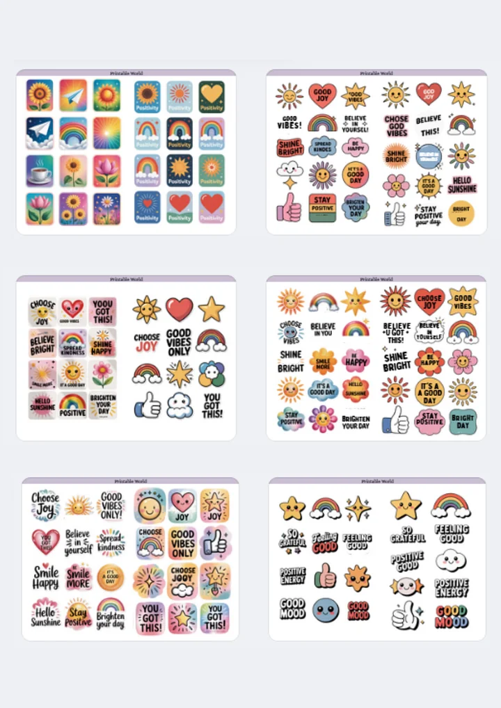 Positivity Sticker Pack product image (2)