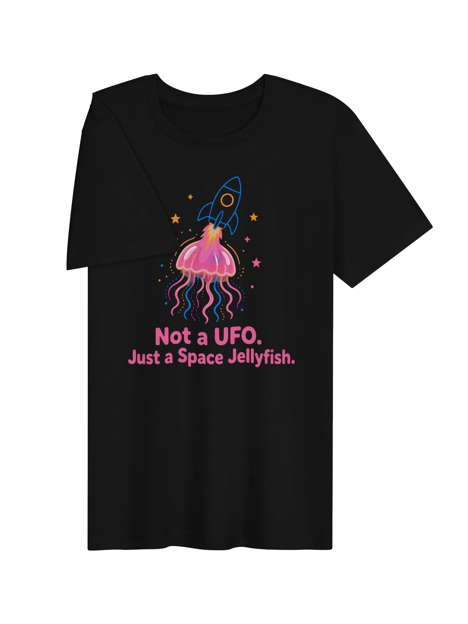Space Jellyfish Rocket Launch Tee product image (3)