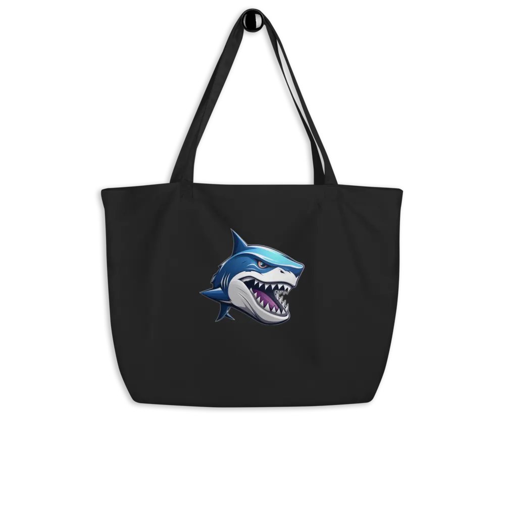 Fierce Shark Head Organic Tote product image (4)