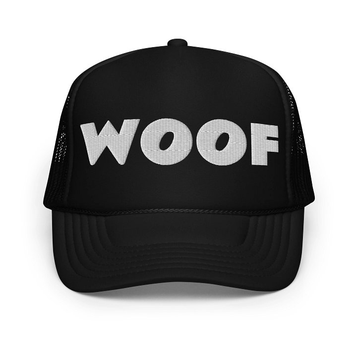 Embroidered WOOF Hat - White Thread Collection product image (1)