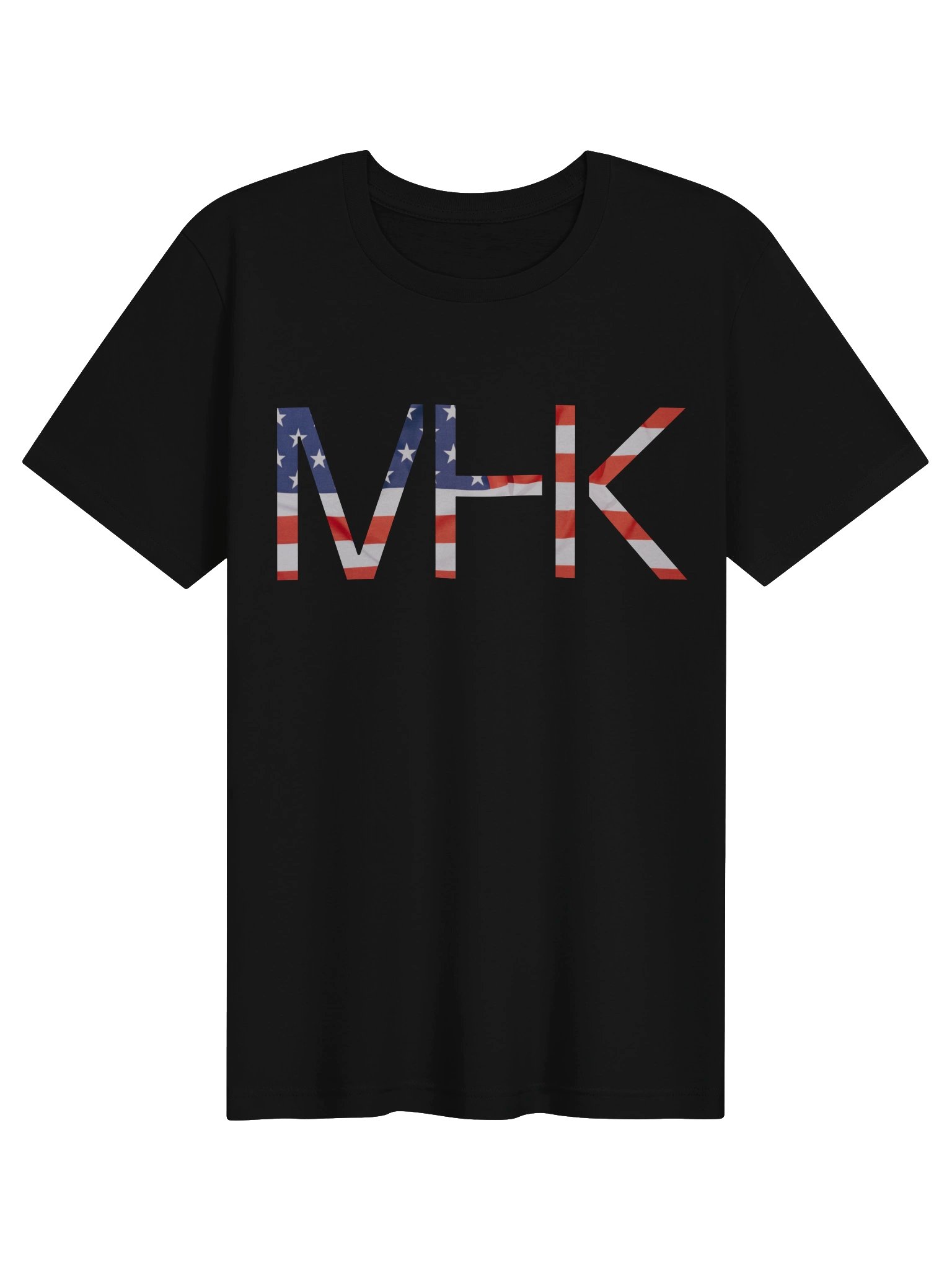 Bella + Canvas T-Shirt with MHK Logo and American Flag Motif product image (3)