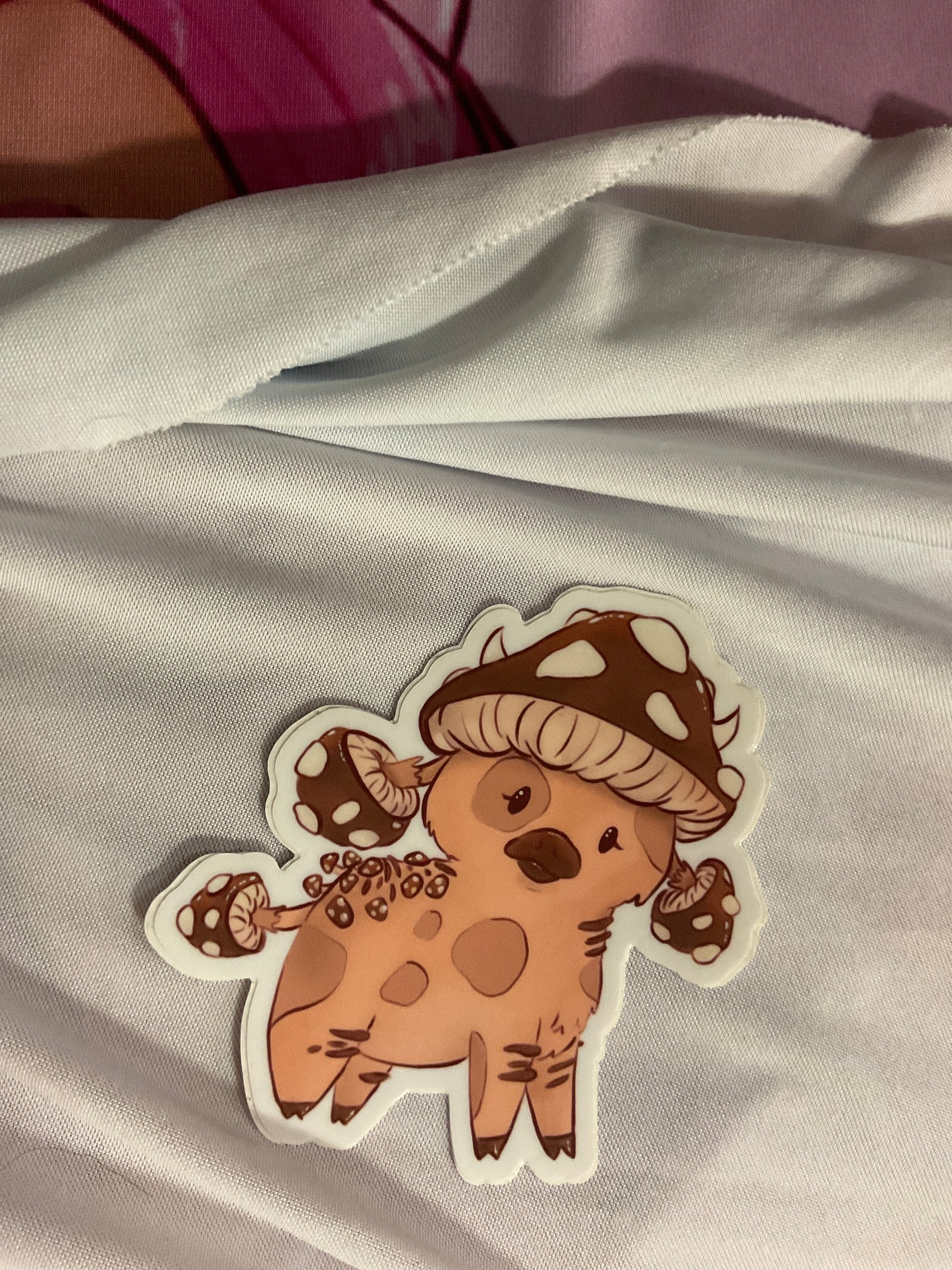 Mooshroom cow sticker product image (2)