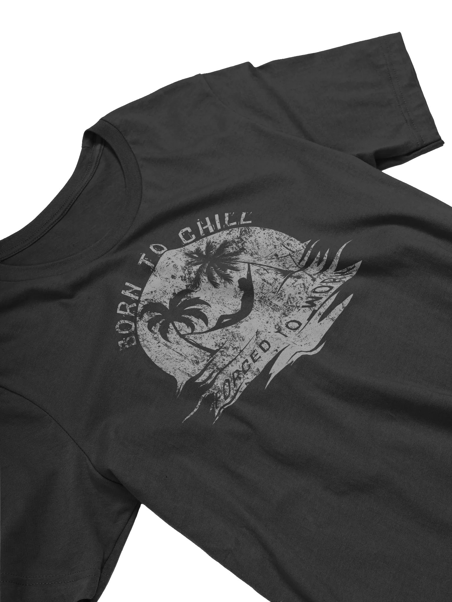 Born to Chill Forced to Work T-Shirt | Sunset Hammock Tee product image (24)