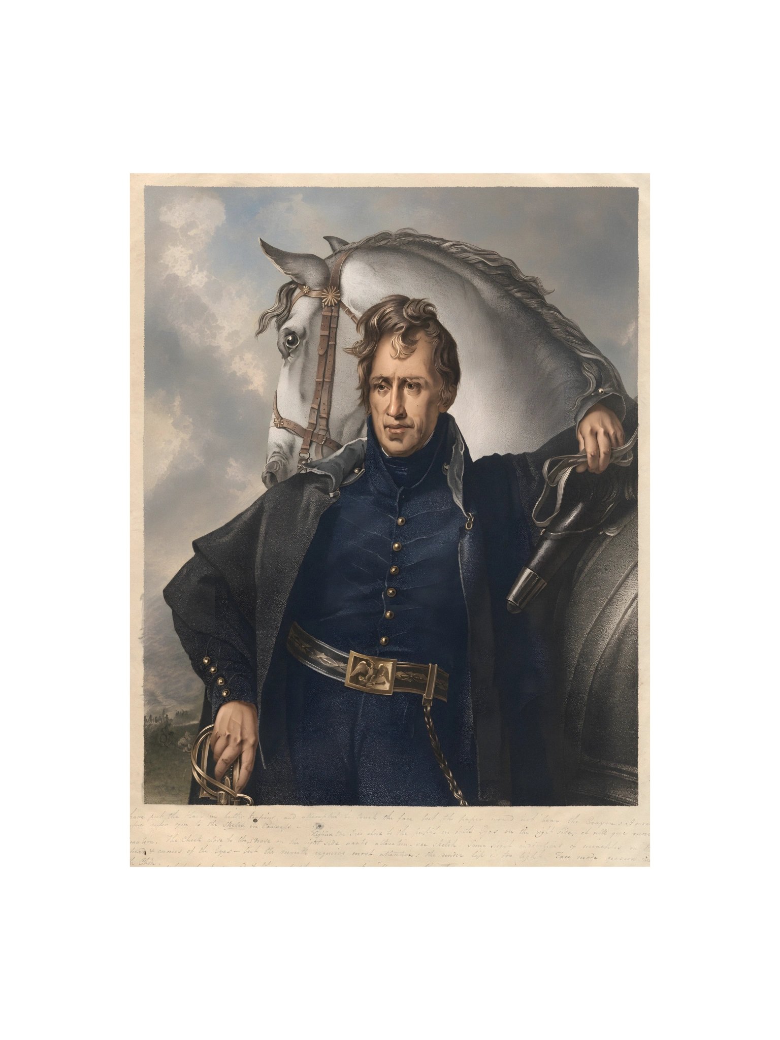 Andrew Jackson Portrait with Horse Poster product image (3)