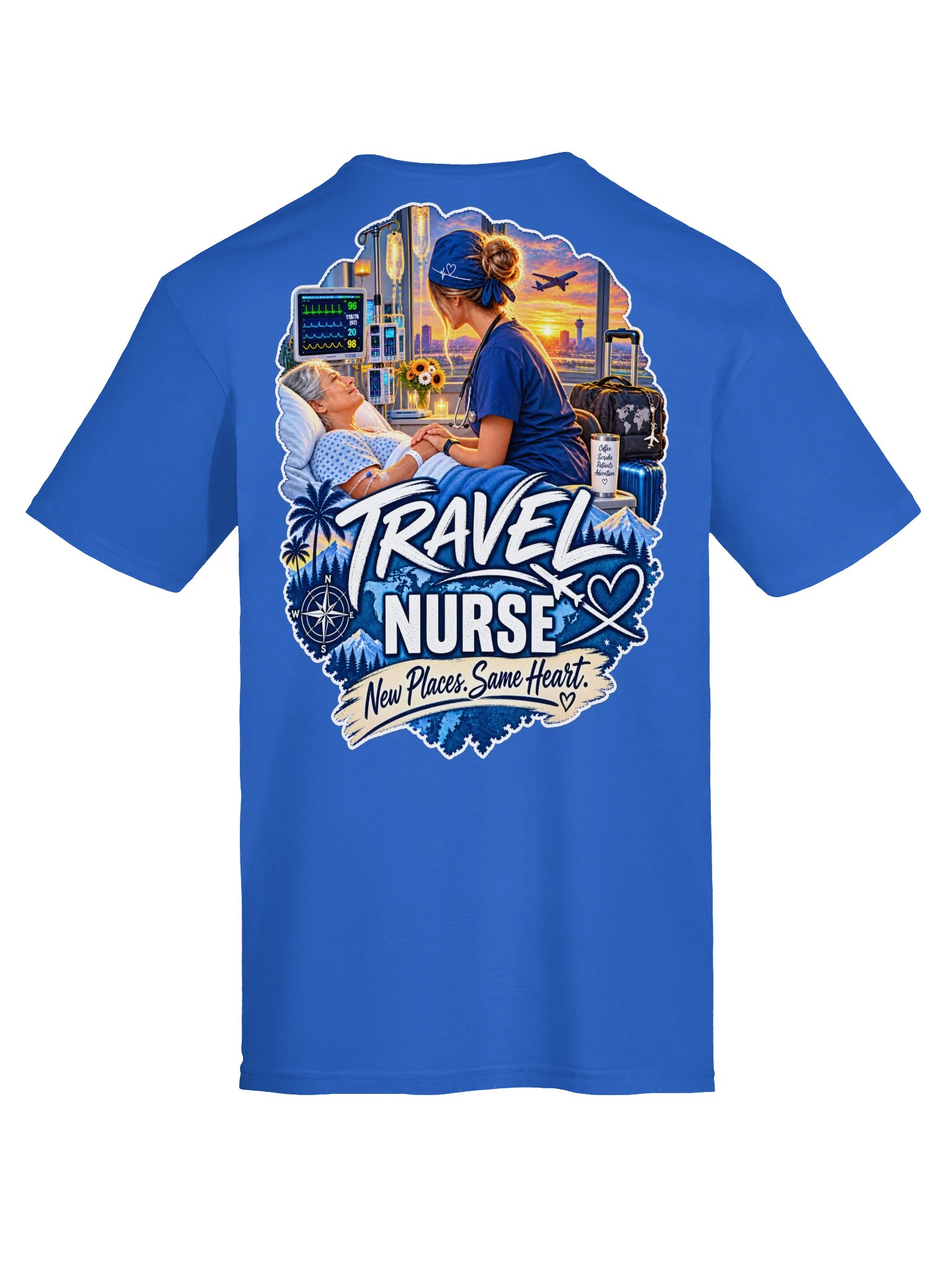 RN Travel Nurse Compass Tee product image (7)