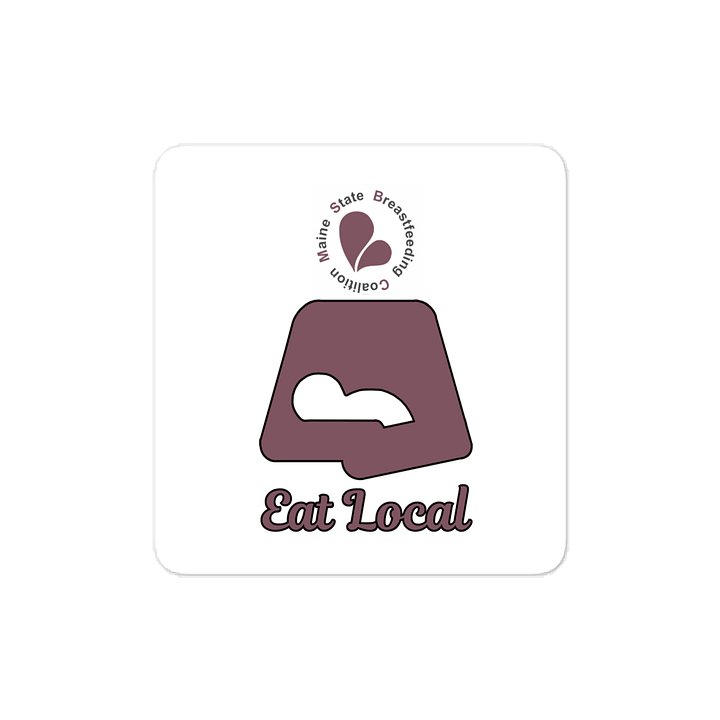 Eat Local MSBC 3"x4" Maroon Sticker product image (1)