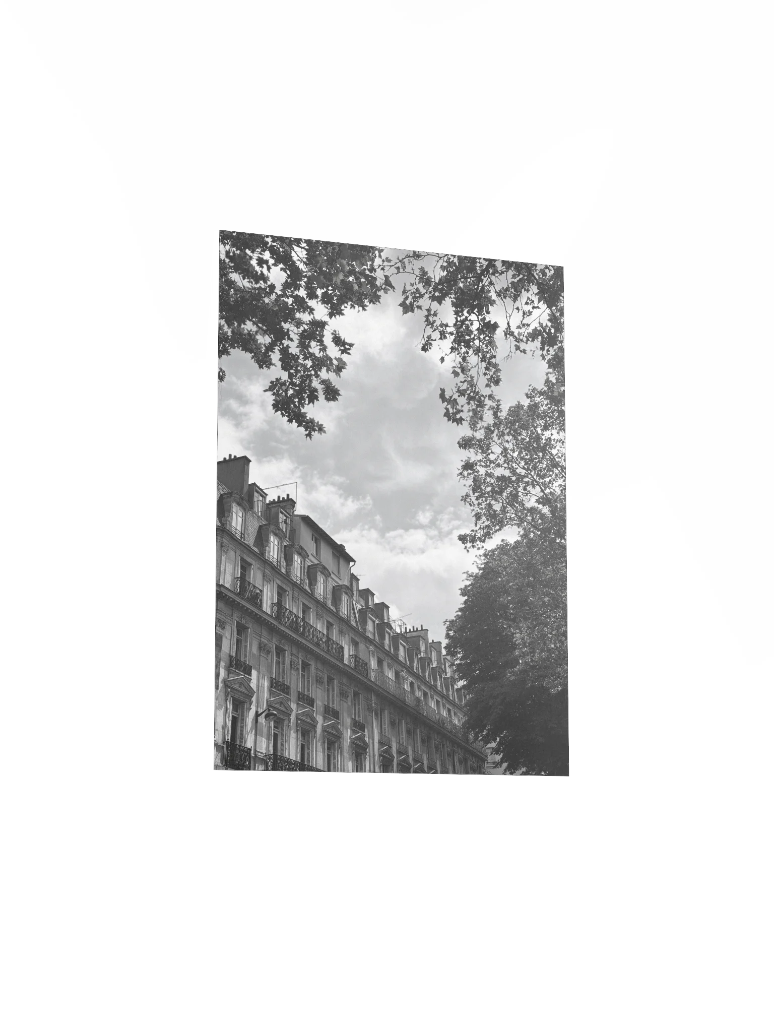 Toits ciel parisien dé-saturé (impression) product image (3)