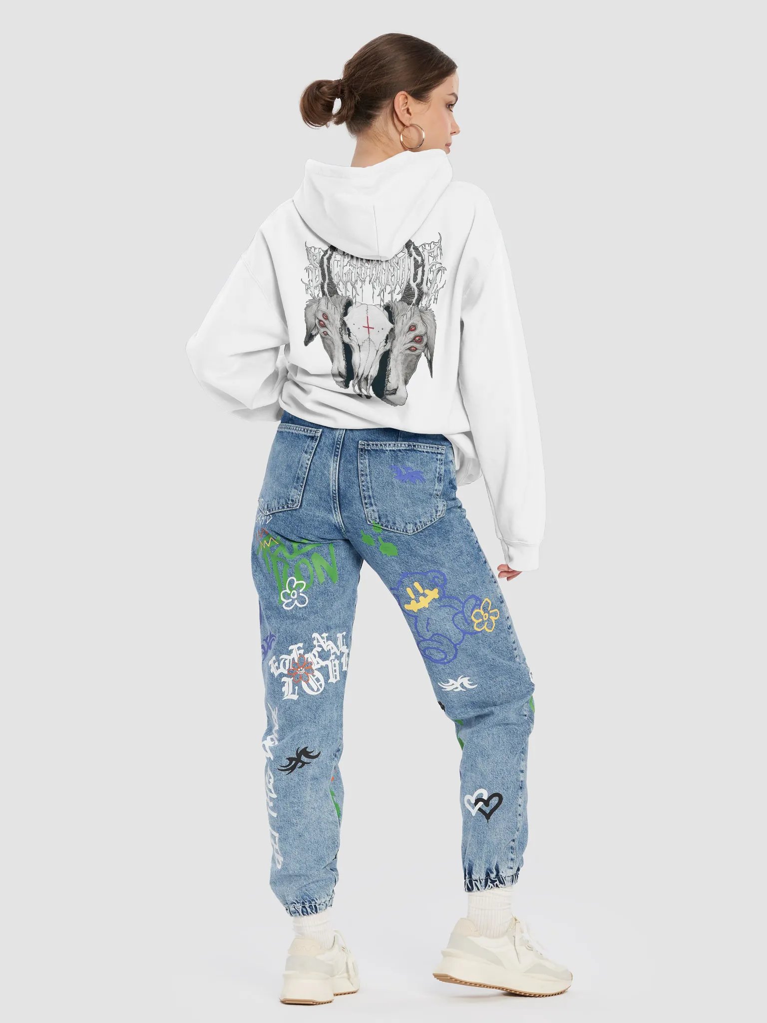 Sillysau5age Deathmetal Hoodie (Black) product image (9)