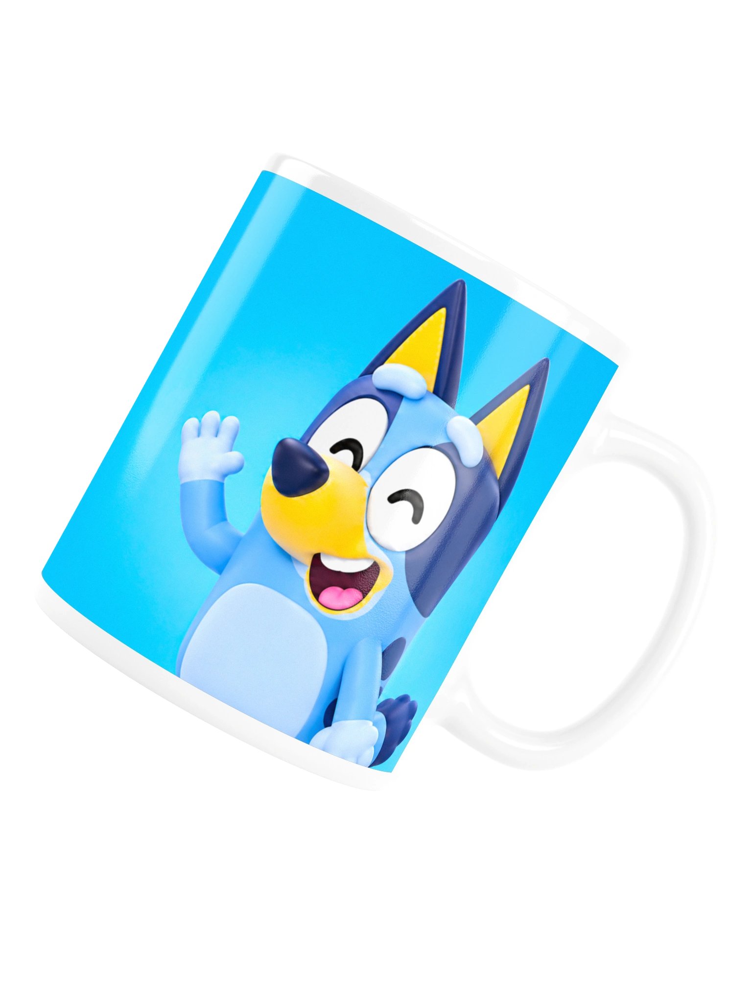 Blue Puppy - Premium White Glossy Mug product image (6)