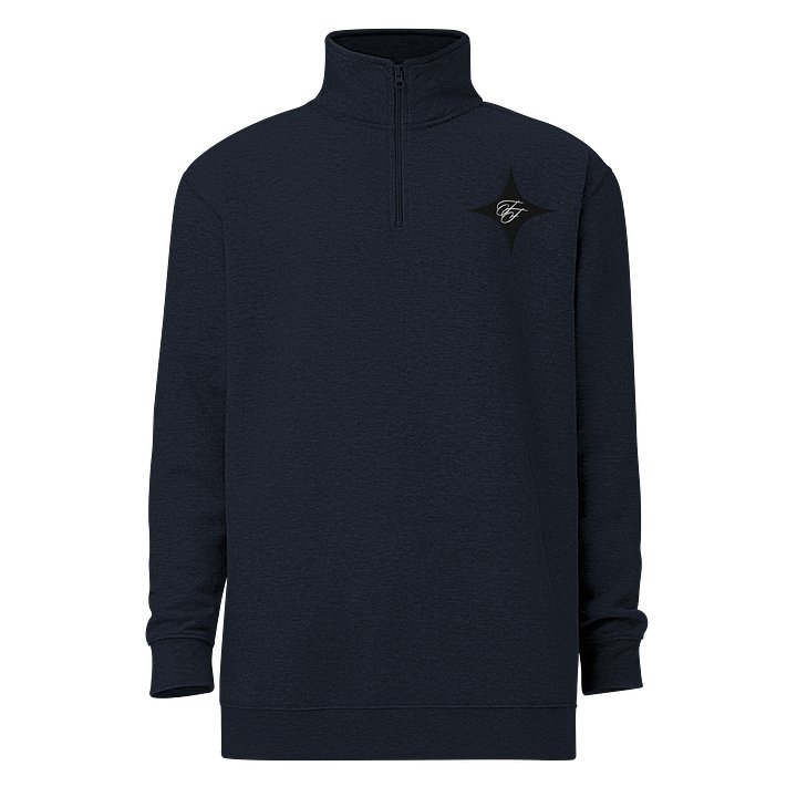 F&F Star Fleece Quarter-Zip (BLK) product image (4)