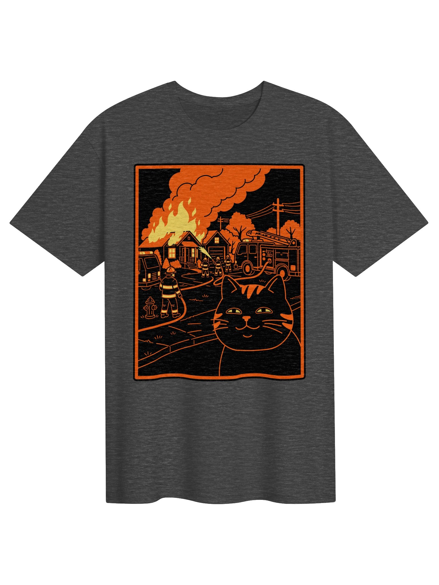 Burnin Houses Tee product image (2)