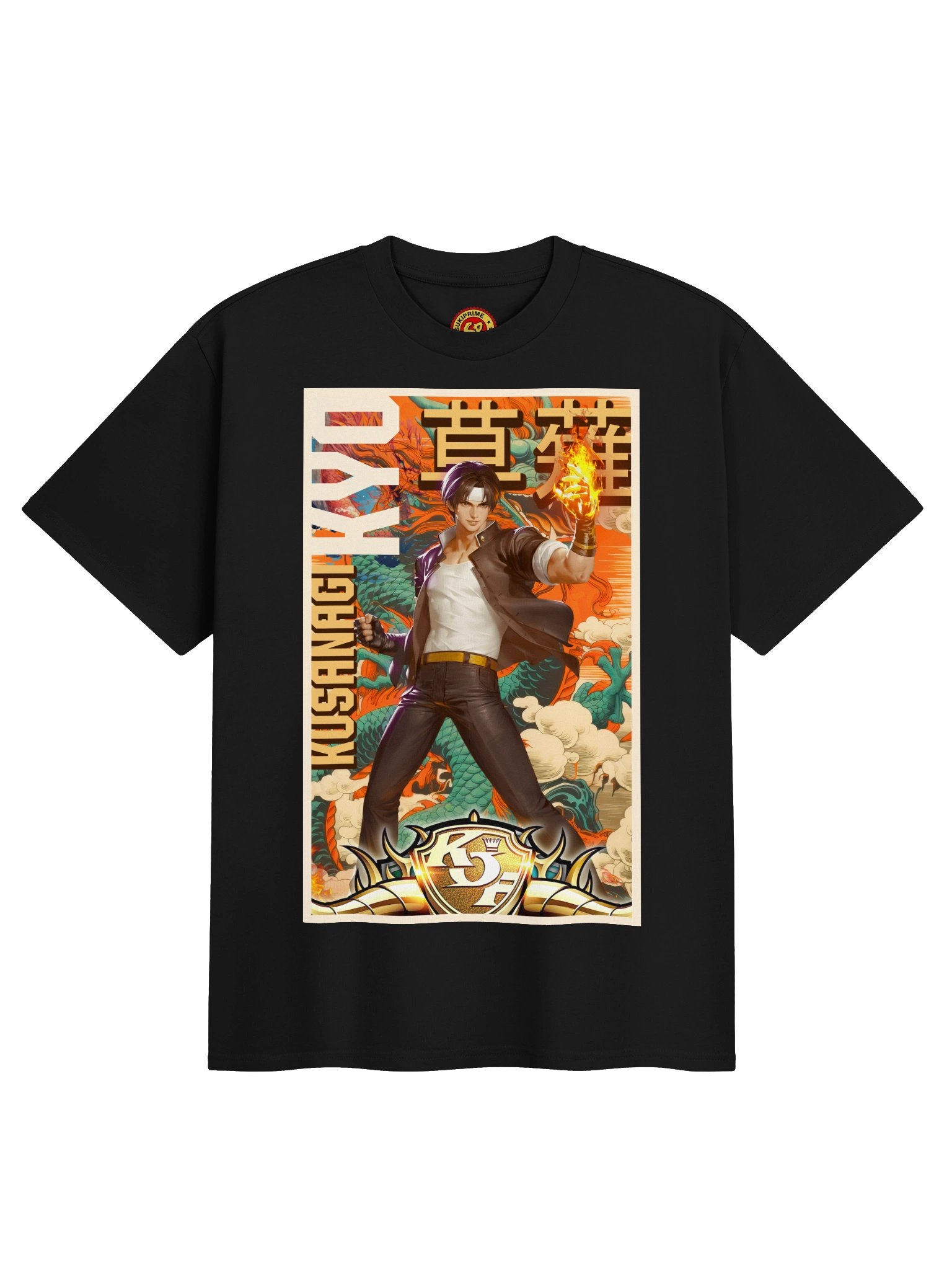 Kyo Kusanagi Heavy Boxy T-Shirt product image (1)