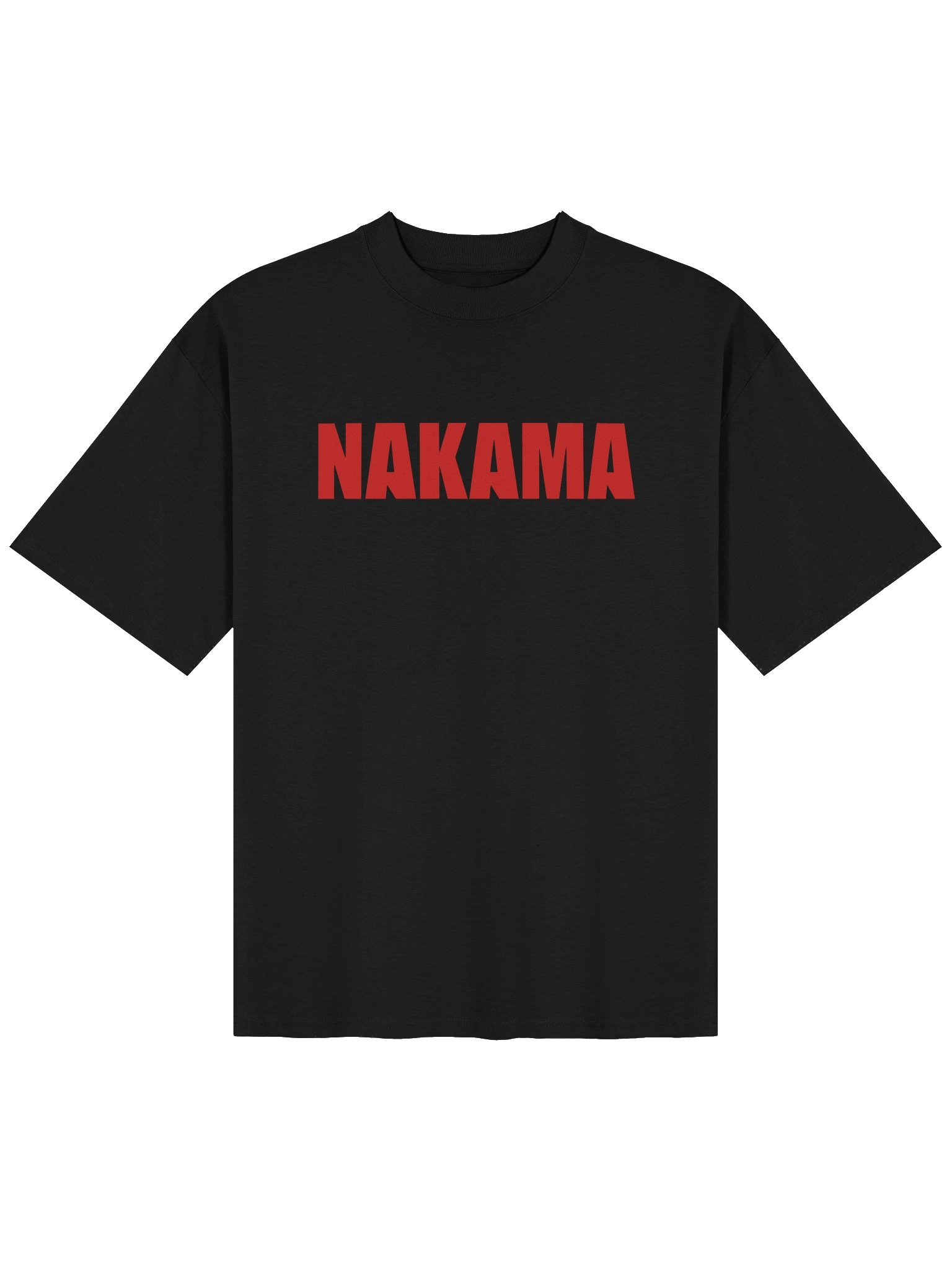 NAKAMA Wordmark HQ Tee (red/black) product image (1)