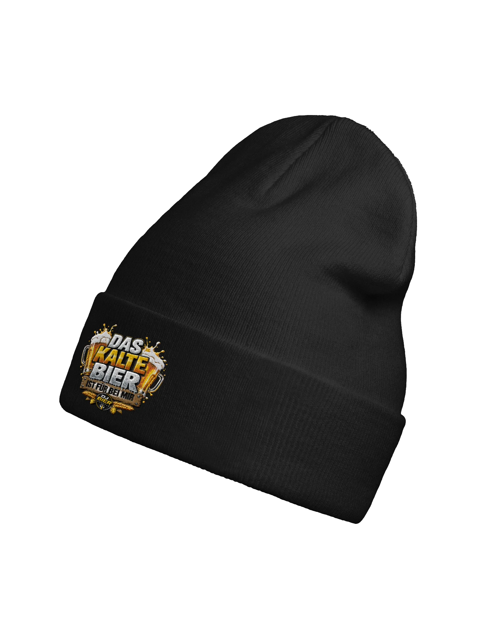 Das kalte Bier ist für bei mir (Schriftzug) Beanie product image (2)