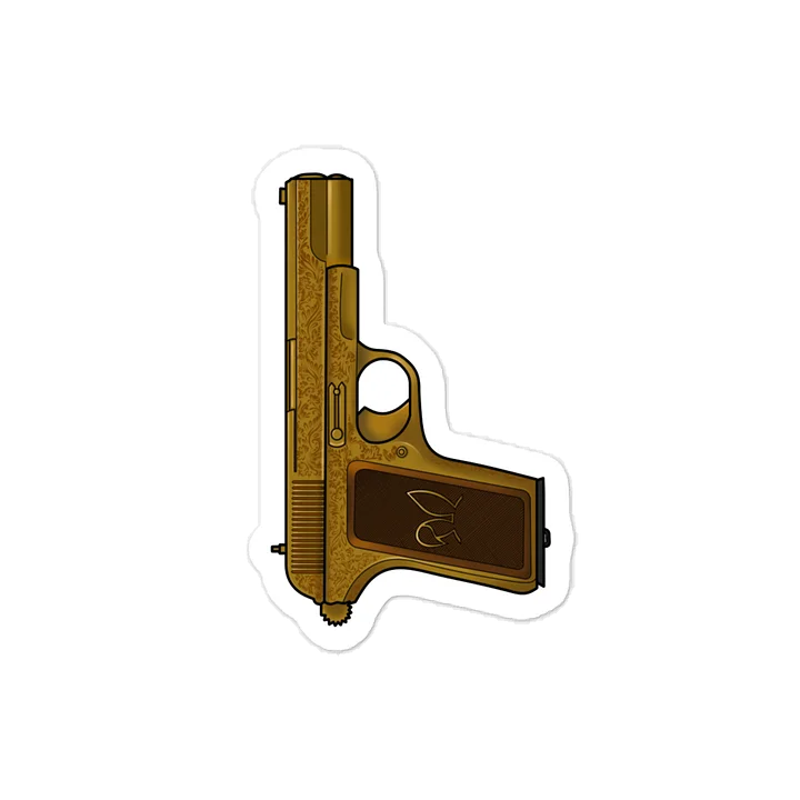 Boss Bunny Golden TT Sticker product image (1)