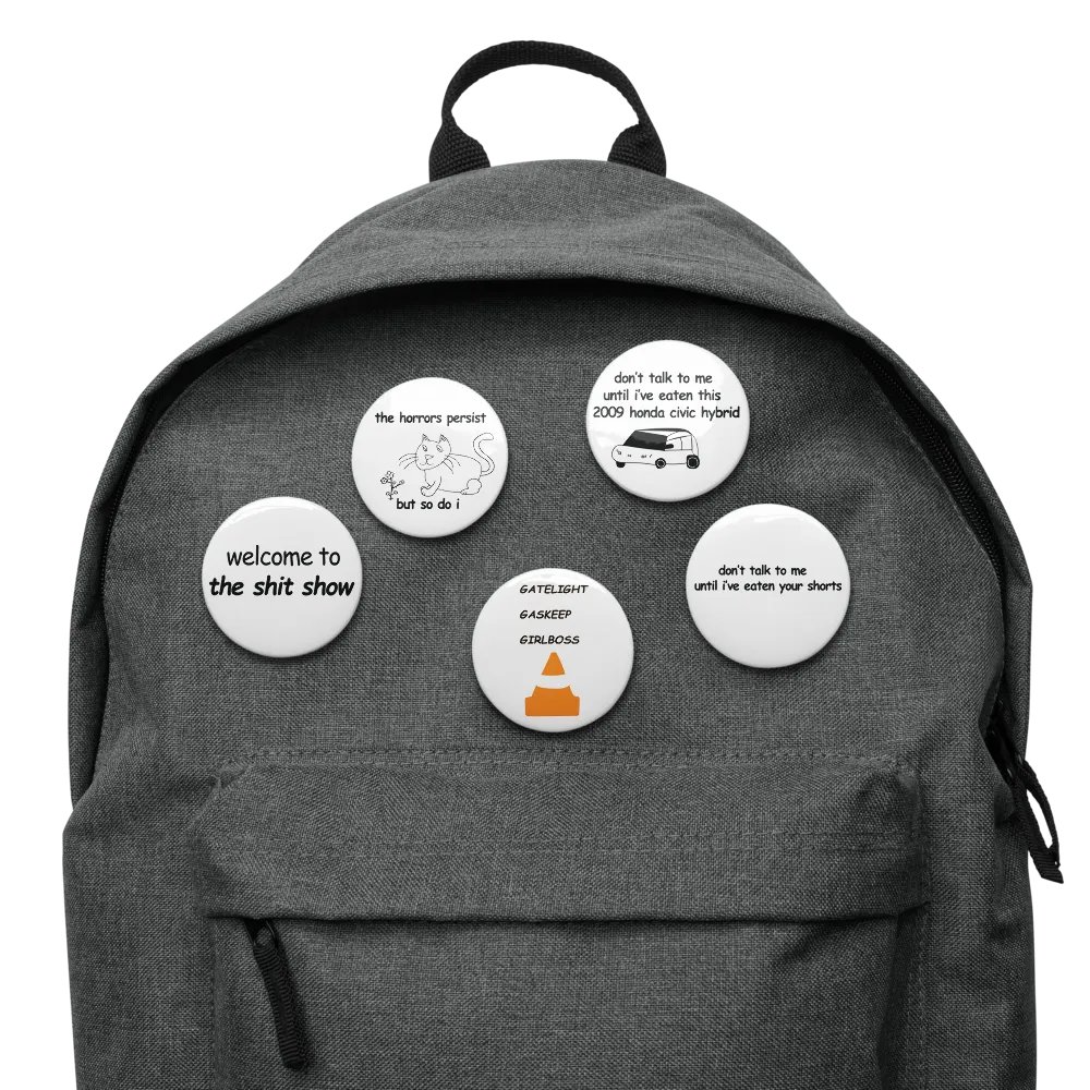 Comic Sans Collection Pin Set product image (10)