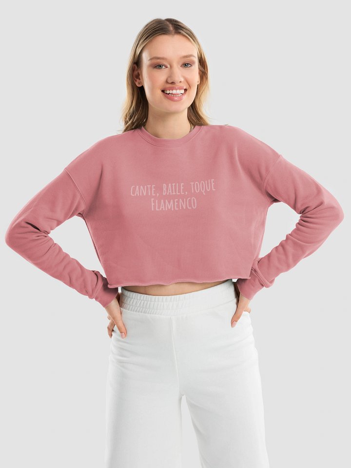 "Carmen" Studio cropped Long Sleeve Red / White product image (1)