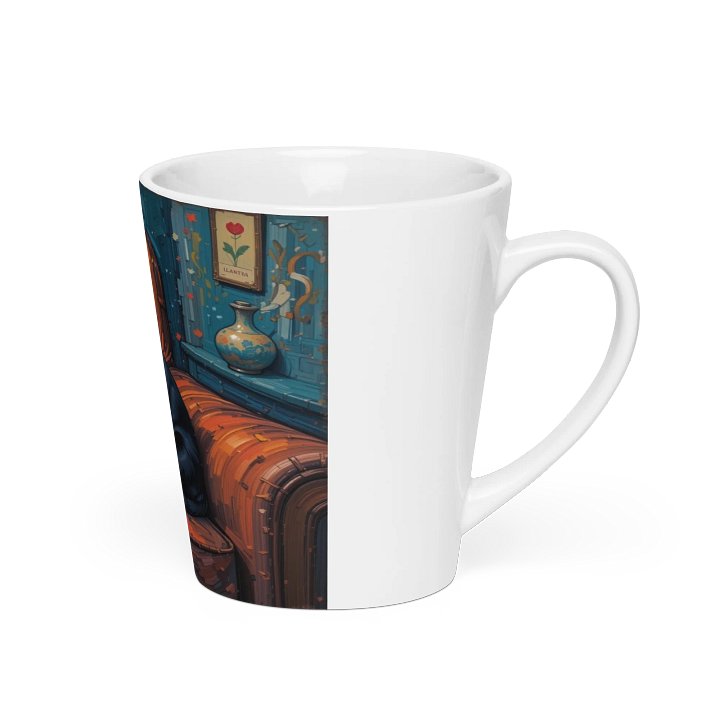 BLACK CAT ON COUCH NEXT TO MARTINI product image (2)