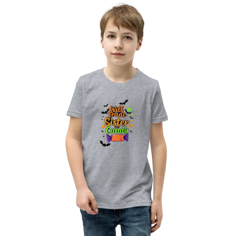 Will Trade Sister For Candy Youth T-shirt product image (1)