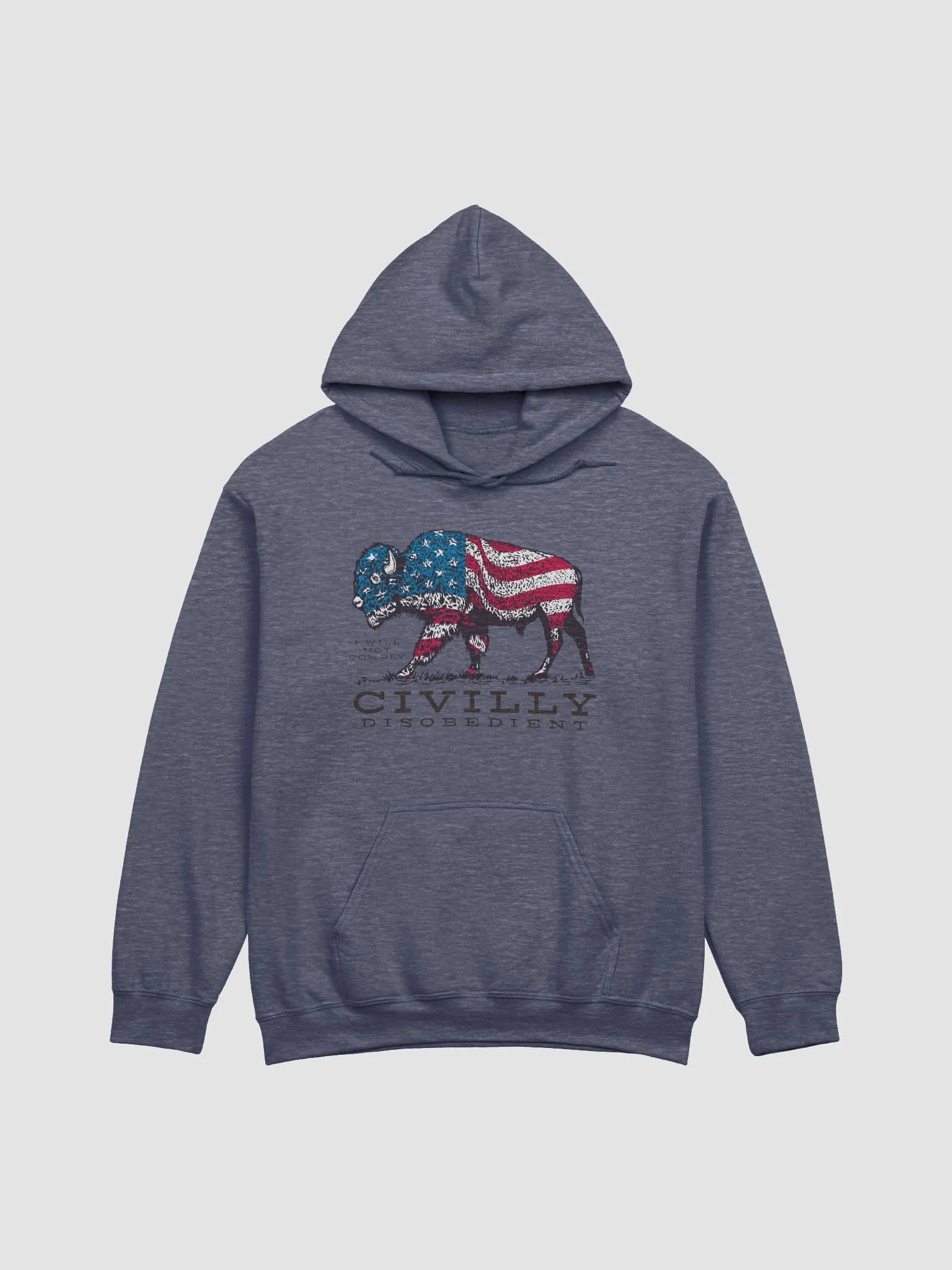 Defiant Bison Hoodie product image (3)