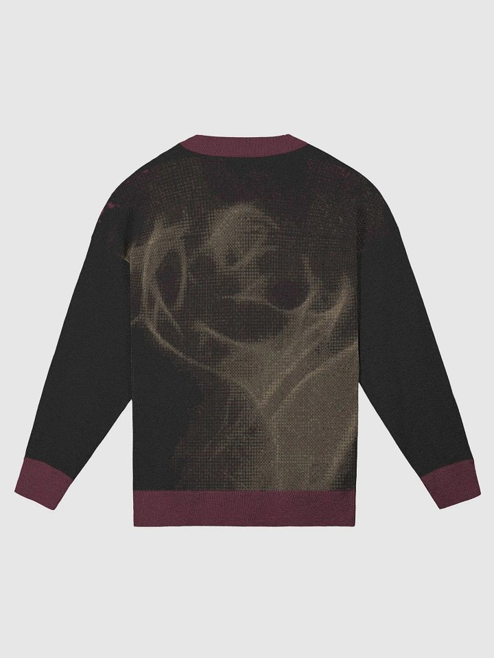 Cream Rose Abstract Relaxed Fit Sweater product image (7)