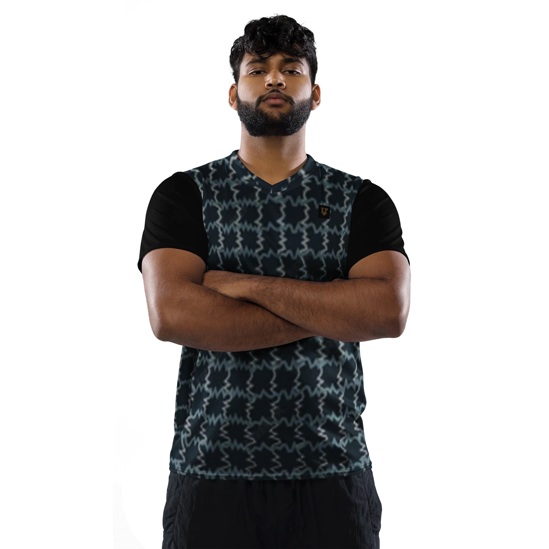 Lafate Store Designer Shirt Blue Multicolor - Tiger Back product image (3)