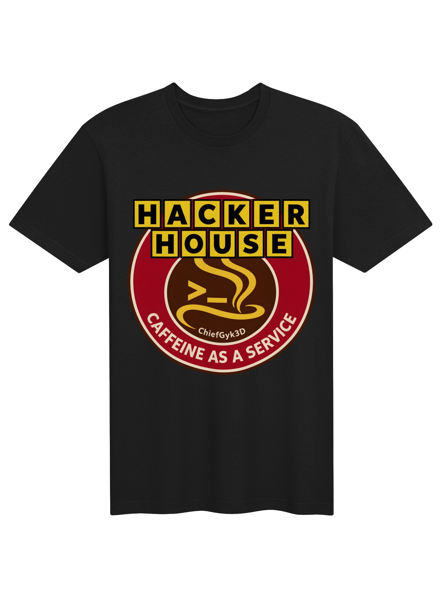 Hacker House T-Shirt | Caffeine as a Service product image (2)