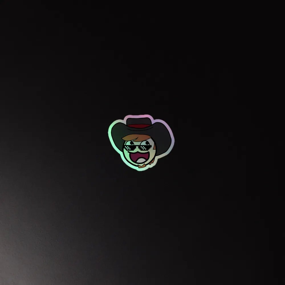 aid00t Epic Face Emote Sticker Sheet (Holographic) product image (4)
