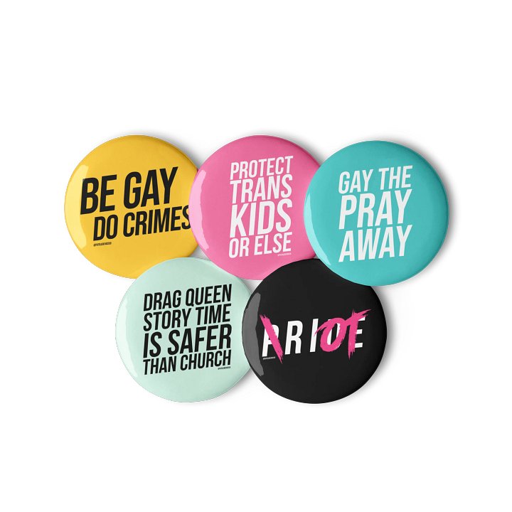 FUTILE DEVICE: LGBTQAI+ BUTTONS product image (2)