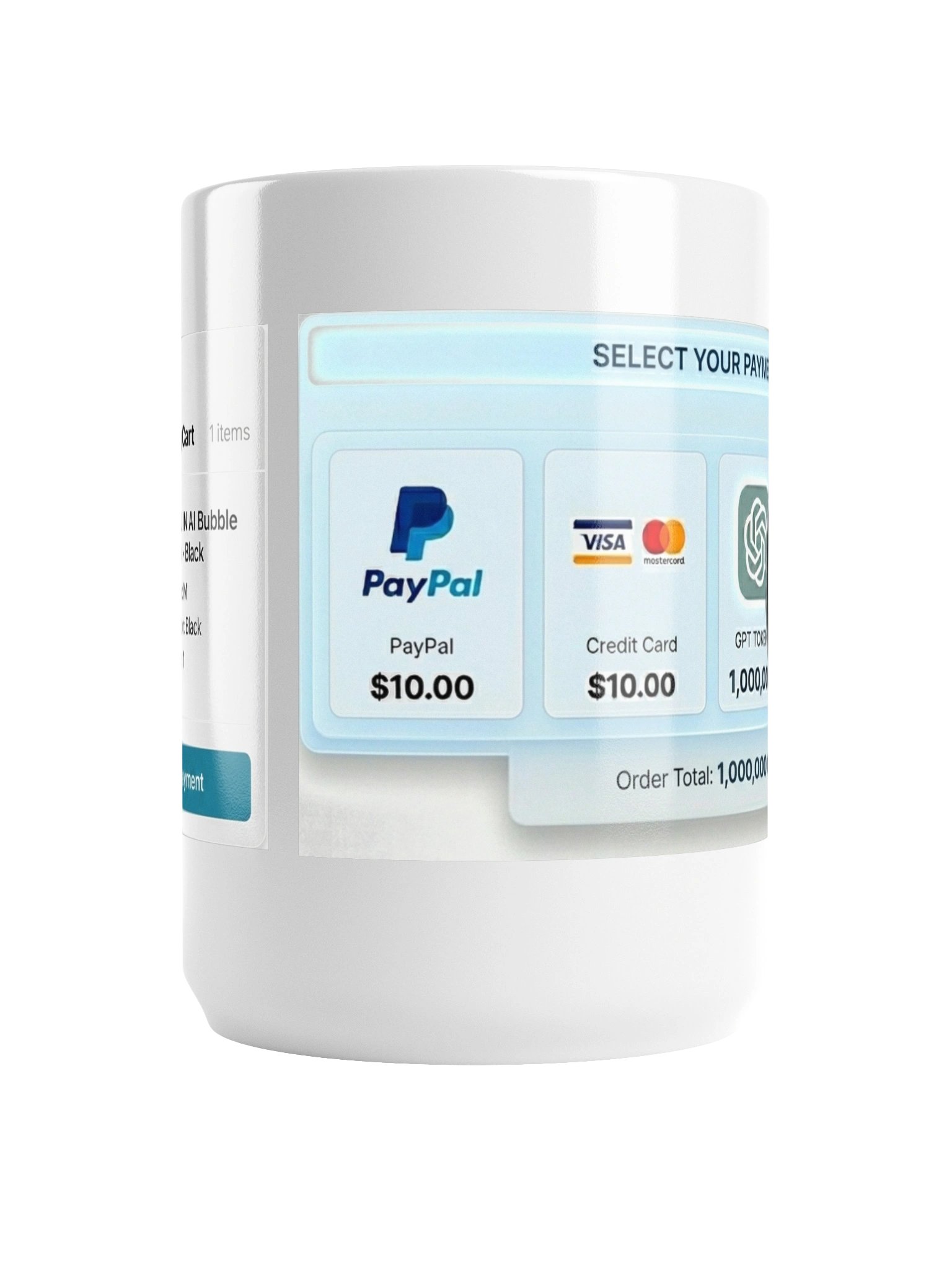 GPT TOKENS Accepted Here Mug | AI Economy Collection product image (2)