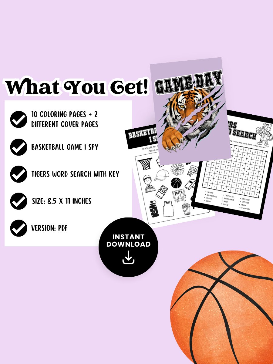 Laverne Basketball Activity Pack product image (5)