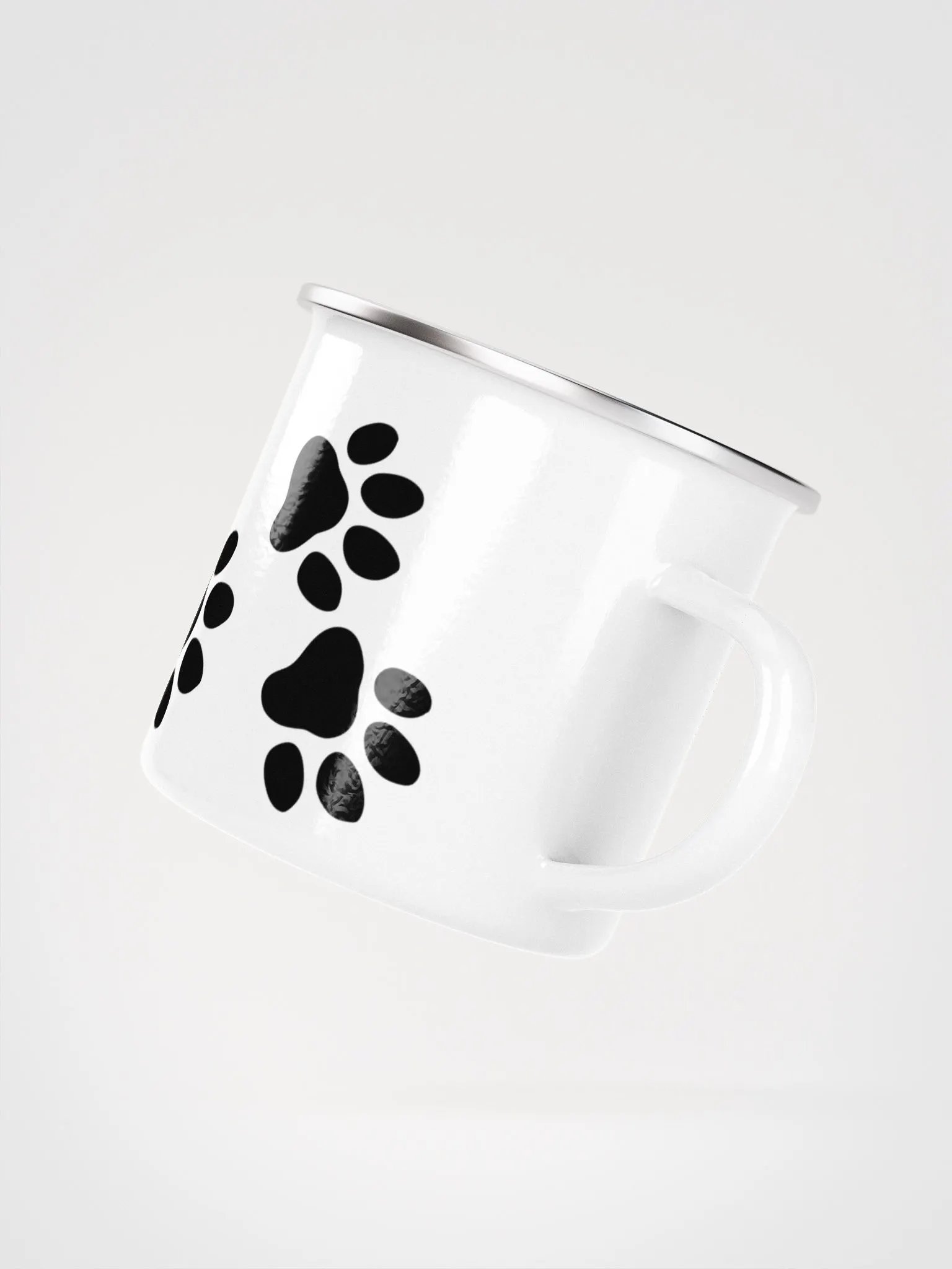 Walking paw print ceramic mug product image (2)